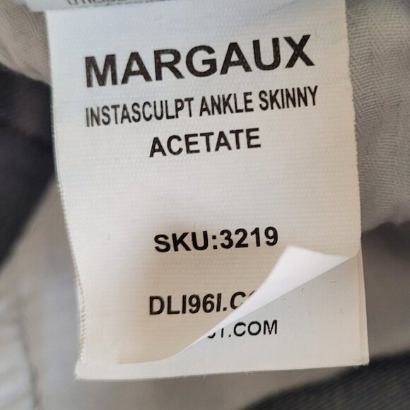 DL1961 Light Blue Acetate Wash Margaux Instasculpt Ankle Skinny Jeans - Picture 5 of 7